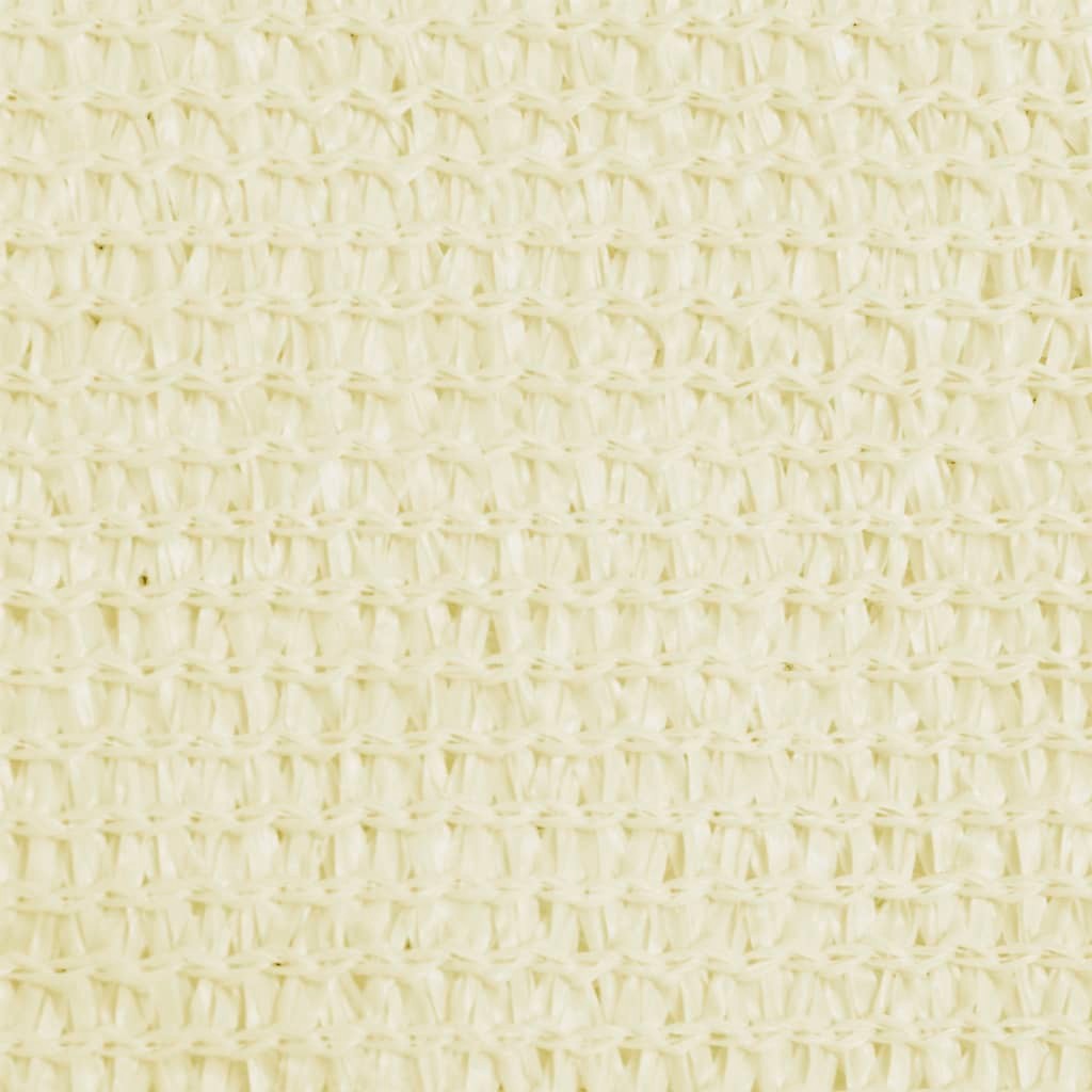 Sunshade Sail 160 g/m² Cream 3x4 m HDPE